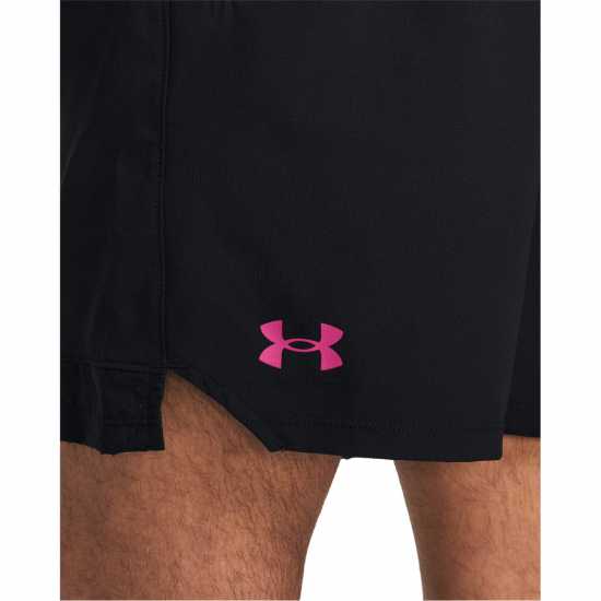 Under Armour Тъкани Мъжки Шорти Woven Shorts Mens Черно/Астророзово Мъжки къси панталони