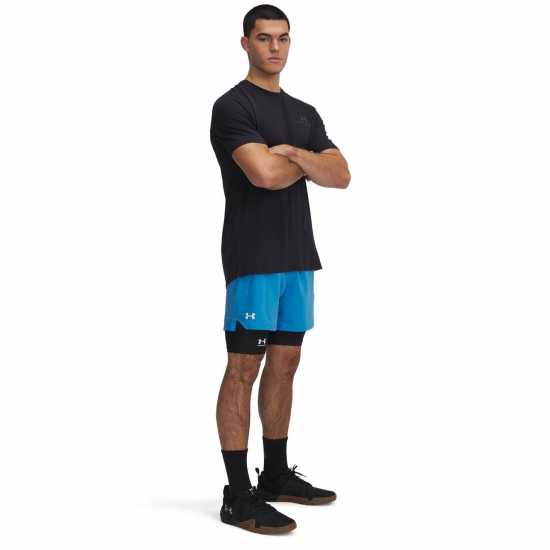 Under Armour Ua Vanish Woven 6 Shorts Men's Ether Blue/Wht Under Armour Ua Vanish Woven 6 Shorts Men's Ether Blue/Wht