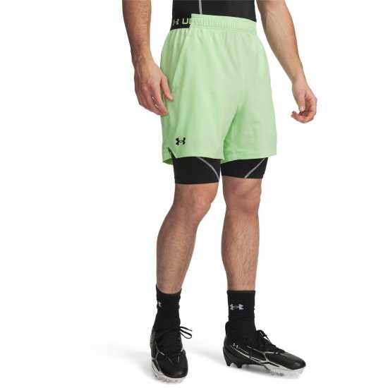 Under Armour Ua Vanish Woven Mens 6In Shorts Lime /Black 