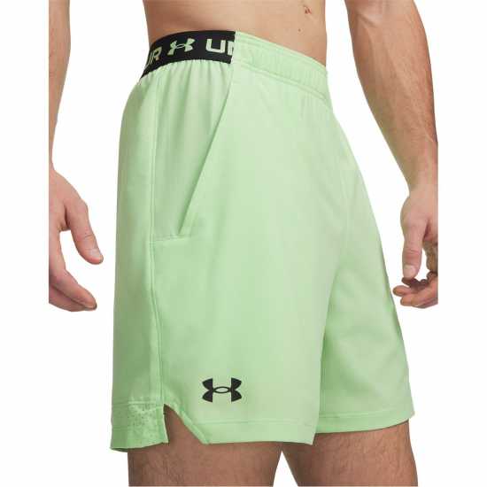 Under Armour Ua Vanish Woven Mens 6In Shorts Lime /Black 