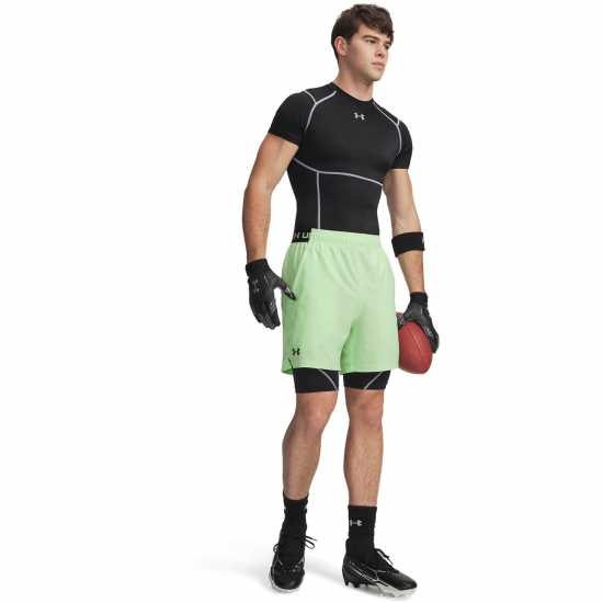 Under Armour Ua Vanish Woven Mens 6In Shorts Lime /Black 