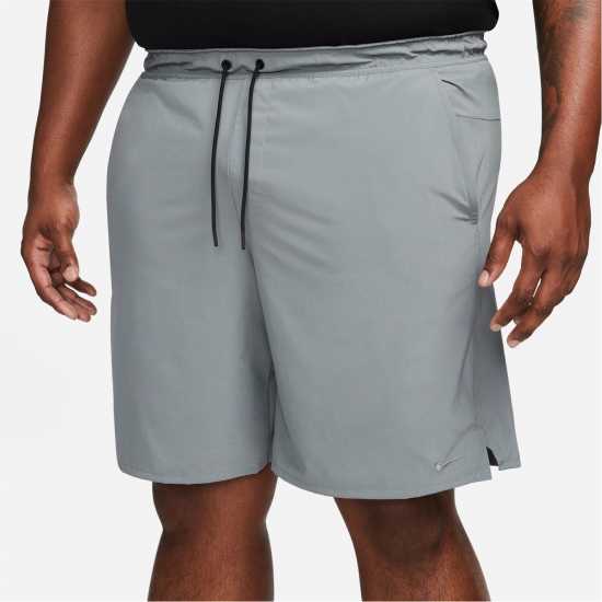 Unlimited Men's Dri-fit 9 Unlined Versatile Shorts Smkgrey/Black - Мъжко облекло за едри хора