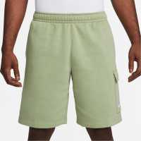 Nike Sportswear Club Men's Cargo Shorts Oil Green Мъжко облекло за едри хора