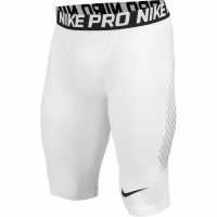 Nike Men's 10 Inch Slider Performance Gym Shorts White/Grey 