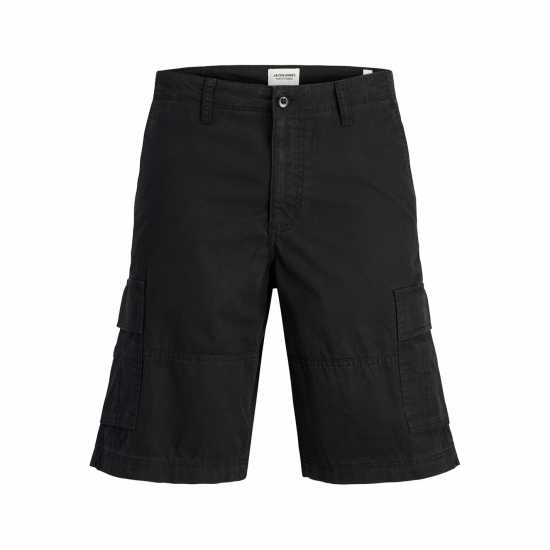 Мъжки Къси Панталони С Джобове Jack And Jones Mateo Cargo Shorts Mens Черно Мъжки къси панталони