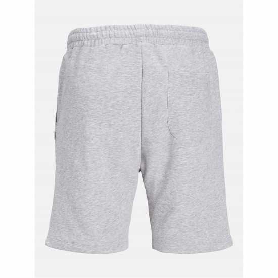 Jack And Jones Men's Fleece Jogger Shorts Lt Grey Melange Jack And Jones Men's Fleece Jogger Shorts Lt Grey Melange