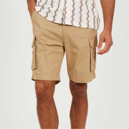 Brave Soul Mens Cotton Canvas Cargo Short Brave Soul Mens Cotton Canvas Cargo Short