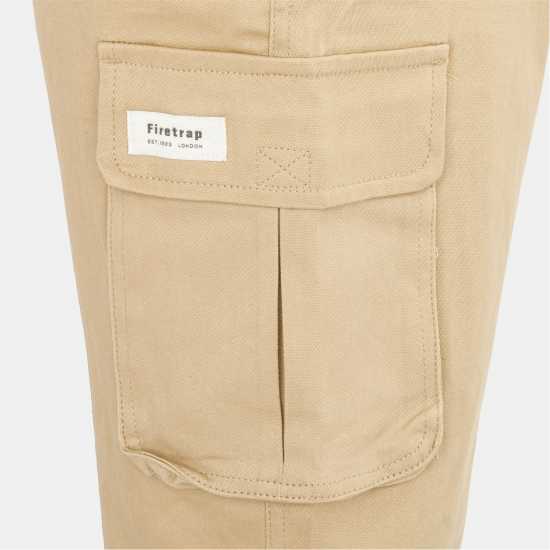 Firetrap Cargo Shorts Хаки Firetrap Cargo Shorts Хаки