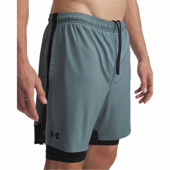Under Armour Men's Tech Vent Performance Gym Shorts Джаспърско синьо 