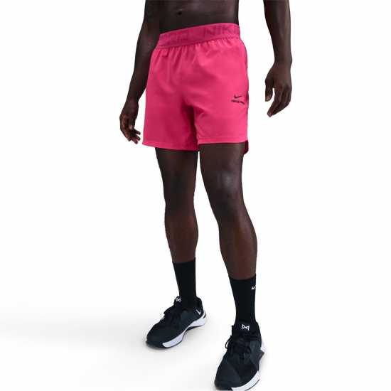 Nike Мъжки Шорти Dri-Fit 6 Shorts Mens Розово/Черно 