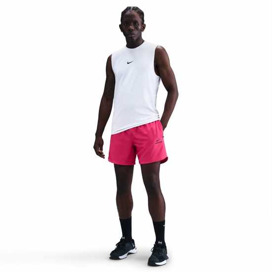 Nike Мъжки Шорти Dri-Fit 6 Shorts Mens Розово/Черно 