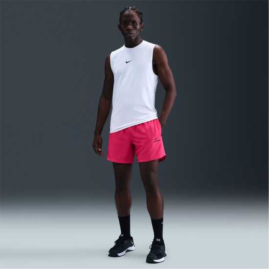 Nike Мъжки Шорти Dri-Fit 6 Shorts Mens Розово/Черно 