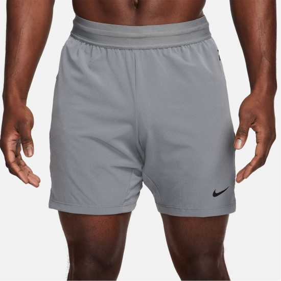 Мъжки къси панталони Nike Pro Dri-FIT Flex Rep Men's Shorts Сиво Nike Pro Dri-FIT Flex Rep Men's Shorts Сиво Мъжки къси панталони