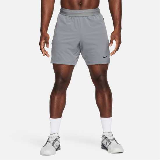 Мъжки къси панталони Nike Pro Dri-FIT Flex Rep Men's Shorts Сиво Nike Pro Dri-FIT Flex Rep Men's Shorts Сиво Мъжки къси панталони