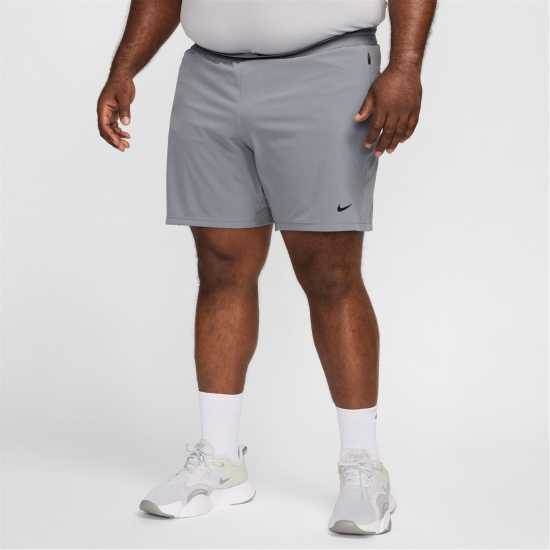 Мъжки къси панталони Nike Pro Dri-FIT Flex Rep Men's Shorts Сиво Nike Pro Dri-FIT Flex Rep Men's Shorts Сиво Мъжки къси панталони
