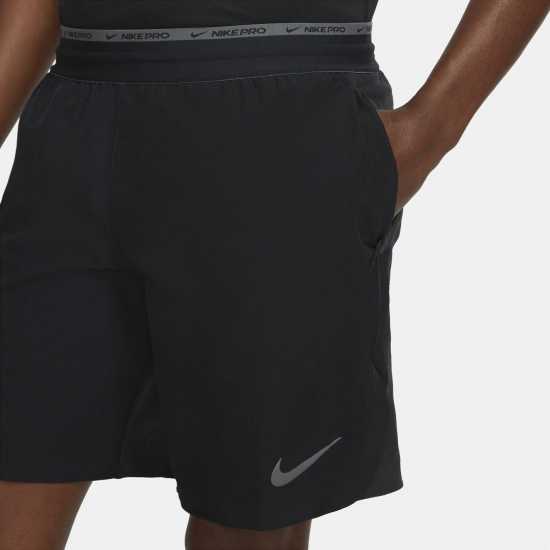 Nike Pro Dri-FIT Flex Rep Men's Shorts Black Мъжко облекло за едри хора