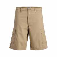 Jack And Jones Men's Cargo Shorts Crockery 