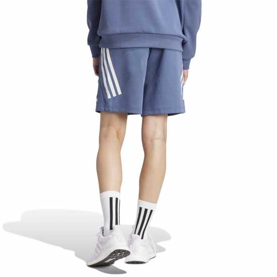 Adidas M Fi 3S Sho Jogger Short Mens Синьо Мъжки къси панталони