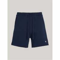Tommy Jeans Fleece Logo Shorts Тъмна Нощ Мъжки къси панталони
