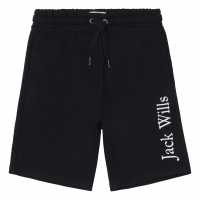 Jack Wills Jw Fleece Short Jn99 Black Детски къси панталони