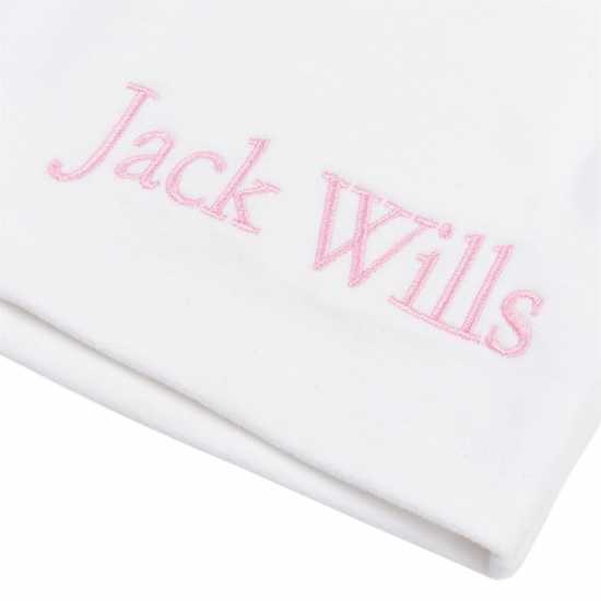 Jack Wills Script Jog Short Jn99 Bright White Детски къси панталони