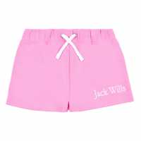 Jack Wills Script Jog Short Jn99 Sachet Pink Детски къси панталони
