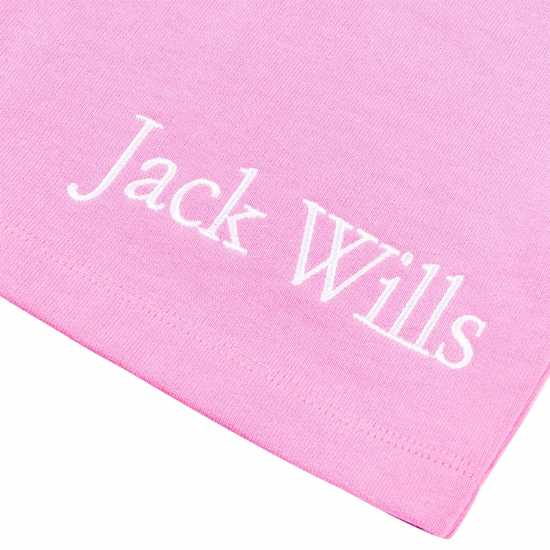 Jack Wills Script Jog Short Jn99 Sachet Pink Детски къси панталони