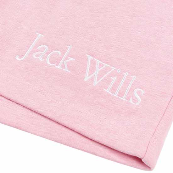 Jack Wills Script Jog Short Jn99 Pink Lady Marl Детски къси панталони