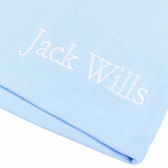 Jack Wills Script Jog Short Jn99 Chambray Blue Детски къси панталони