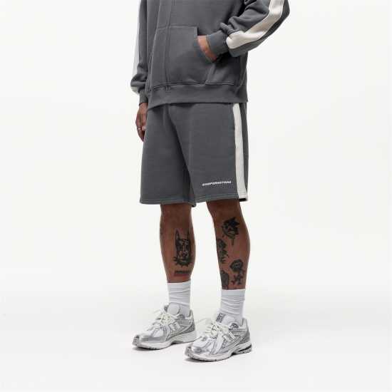 Мъжки къси панталони Good For Nothing Track Sweatshorts Grey Good For Nothing Track Sweatshorts Grey Мъжки къси панталони