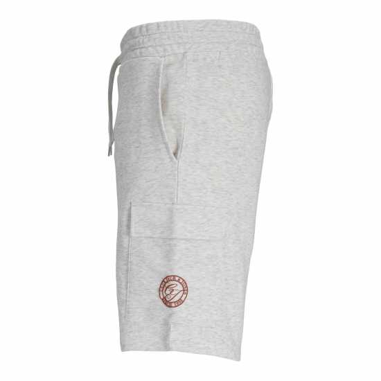 Jack And Jones Men's Cargo Shorts White Melange 