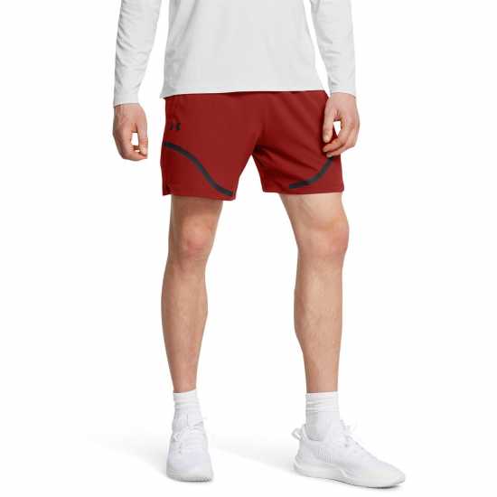 Under Armour Мъжки Къси Панталони За Фитнес Armour Ua Vanish Woven 6In Grph Sts Gym Short Mens Orange Мъжки къси панталони