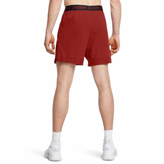 Under Armour Мъжки Къси Панталони За Фитнес Armour Ua Vanish Woven 6In Grph Sts Gym Short Mens Orange Мъжки къси панталони