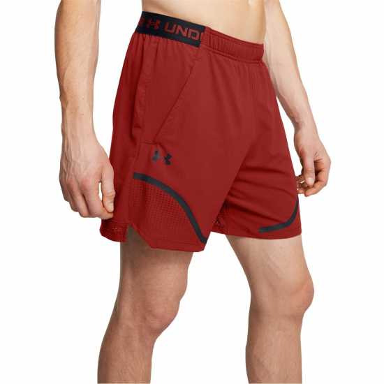 Under Armour Мъжки Къси Панталони За Фитнес Armour Ua Vanish Woven 6In Grph Sts Gym Short Mens Orange Мъжки къси панталони