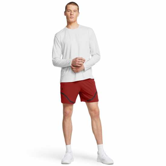 Under Armour Мъжки Къси Панталони За Фитнес Armour Ua Vanish Woven 6In Grph Sts Gym Short Mens Orange Мъжки къси панталони
