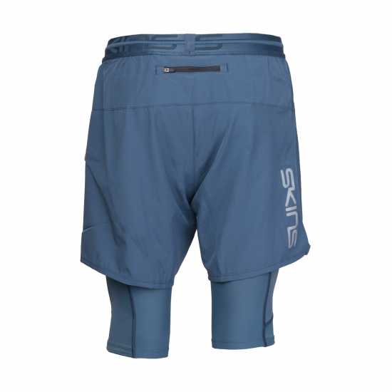 Skins Спортни Шорти Superpose Performance Shorts Mens Синьо Мъжки къси панталони
