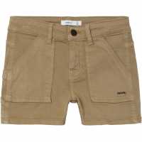 Къси Панталони Name It Twi Chino Shorts Кафяво Къси Панталони Name It Twi Chino Shorts Кафяво