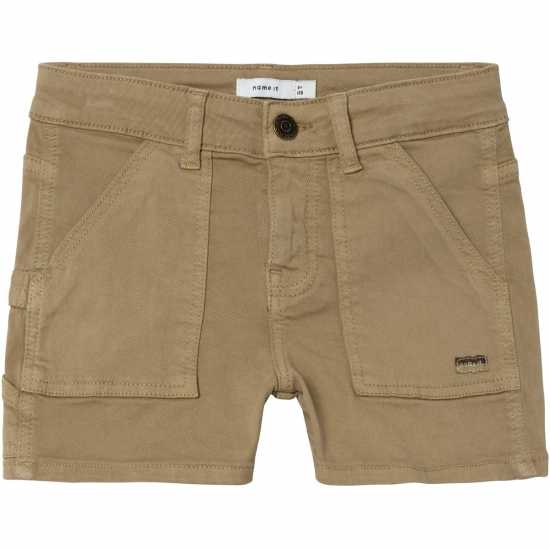 Къси Панталони Name It Twi Chino Shorts Кафяво 