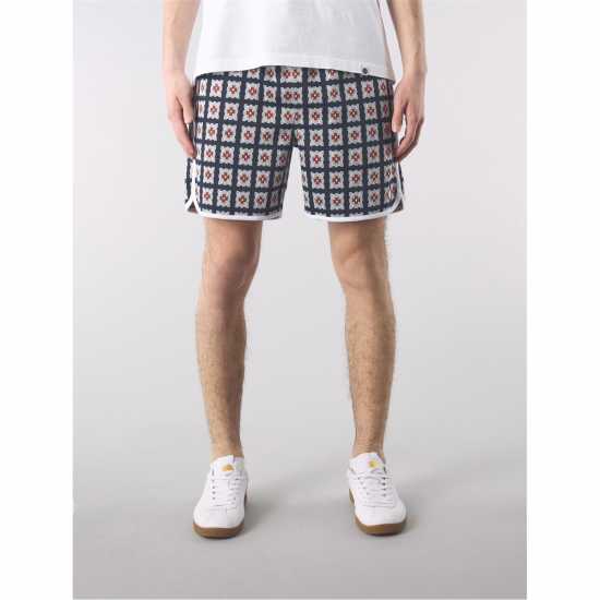 Pretty Green Pg Timperley Geo Sho Sn53  Мъжки къси панталони