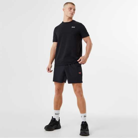 Everlast Мъжки Къси Панталони С Джобове Cargo Shorts Mens Black Мъжко облекло за едри хора