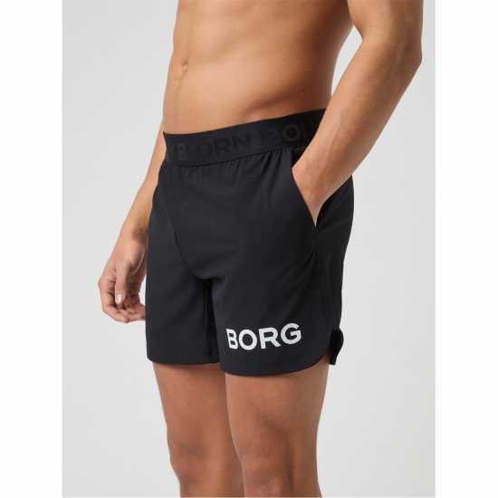Bjorn Borg Bjorn Logo 6In Short Sn61 Black Bjorn Borg Bjorn Logo 6in Short Sn61 Black