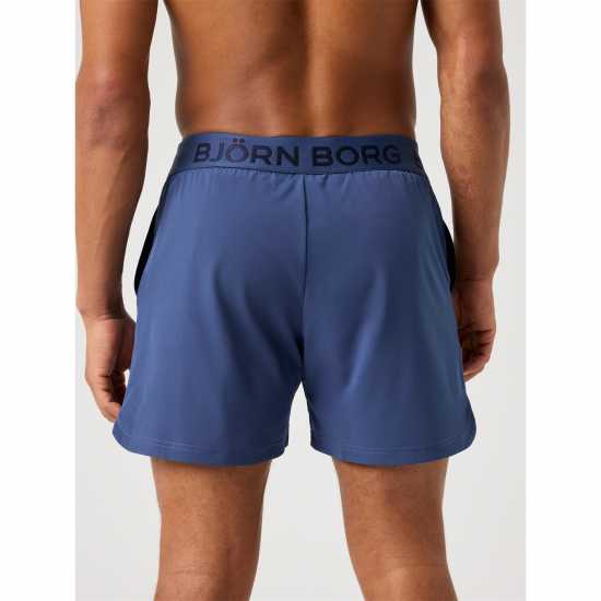Bjorn Borg Bjorn Logo 6In Short Sn61 Blue 