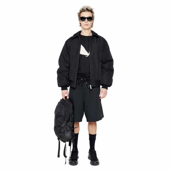 Мъжки къси панталони No Fear Sweat Shorts Черно No Fear Sweat Shorts Черно Мъжки къси панталони