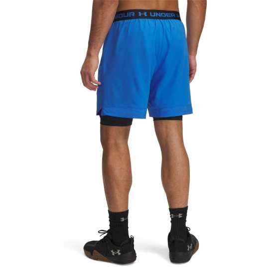 Under Armour Мъжки Шорти Vanish 2-In-1 Shorts Mens Blue Atlantis Мъжки къси панталони