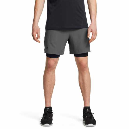 Under Armour Мъжки Шорти Vanish 2-In-1 Shorts Mens Кастлърок Мъжки къси панталони