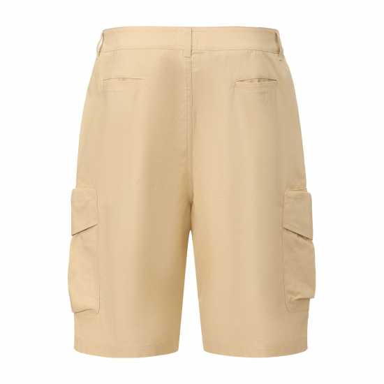 Pretty Green Мъжки Къси Панталони С Джобове Cargo Shorts Mens Beige Pretty Green Мъжки Къси Панталони С Джобове Cargo Shorts Mens Beige