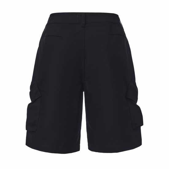 Pretty Green Мъжки Къси Панталони С Джобове Cargo Shorts Mens Black 
