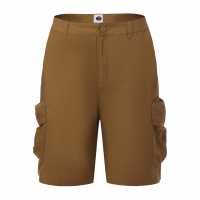 Pretty Green Мъжки Къси Панталони С Джобове Cargo Shorts Mens Brown 