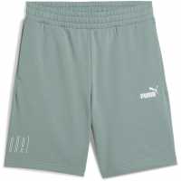 Puma Sport Graphic Jersey Jogger Shorts Зелена Луна 
