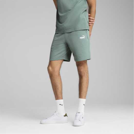 Puma Sport Graphic Jersey Jogger Shorts Зелена Луна 